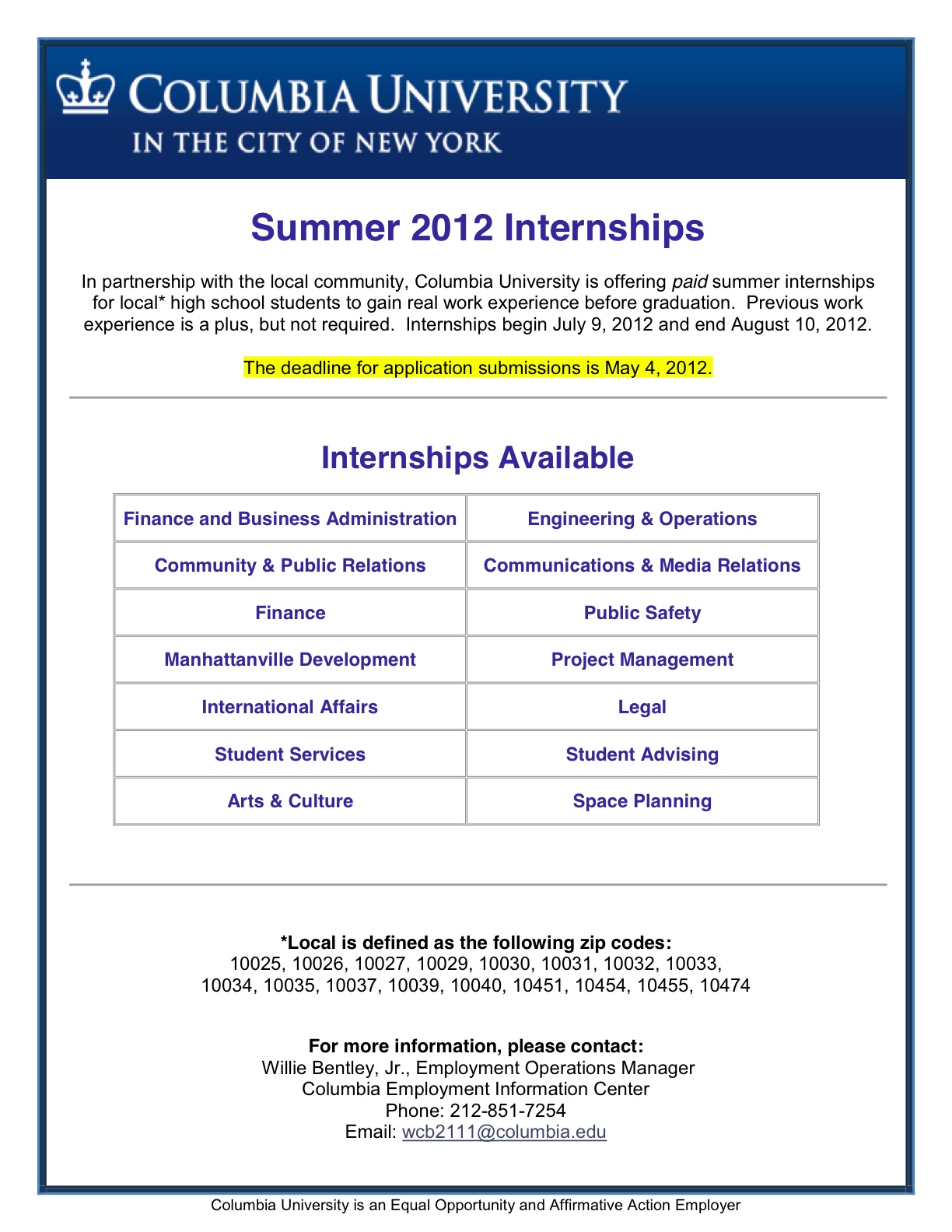 Google Summer Internship Programs